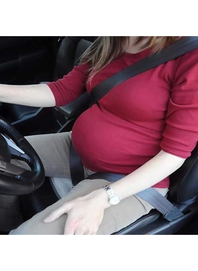 **مُعدِّل حزام أمان الحمل – موسع حزام أمان السيارة للحوامل – حماية مريحة وآمنة للجنين، مشبك معدني - Image 1